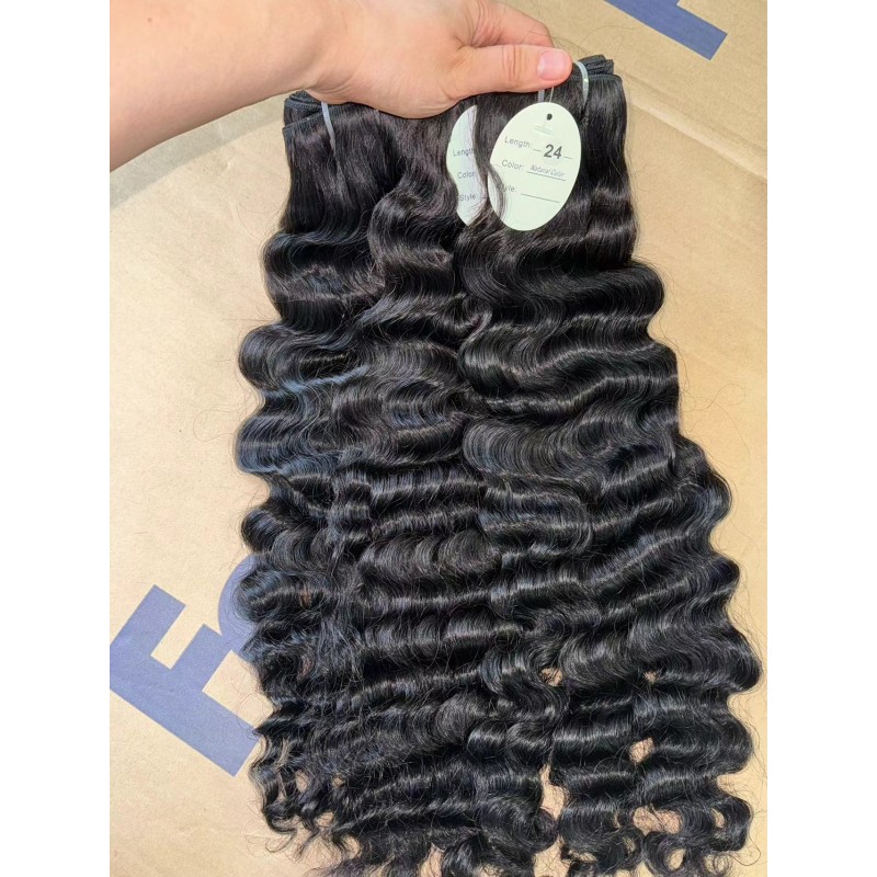 Hair Bundles Manufacturer - Wholesale Natural Straight 100% Remy Body Deep Wavy