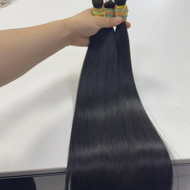 Human Hair Factory - Wholesale Raw Indian Wavy Curly Braiding Cambodian