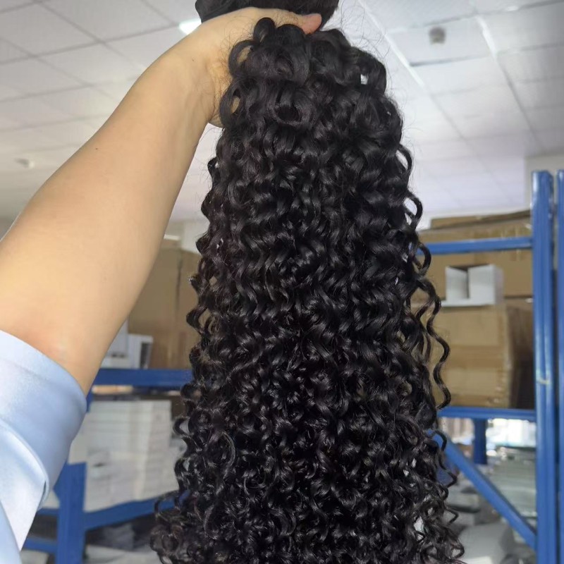 Human Hair Bundles Wholesale - Wholesale Cambodian Wavy Curly Cuticle Aligned