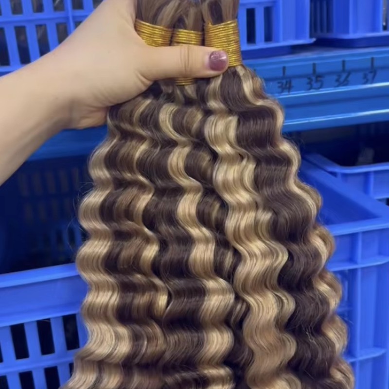 Braiding Hair Factory - Wholesale Cambodian Deep Wave Bulk Italy Curly