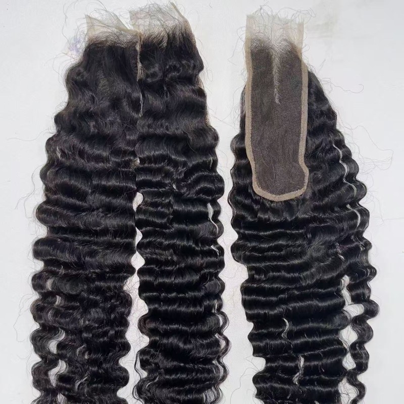 Human Hair Bundles Supplier - 4x4 Natural Body Wavy Cambodian Curly Hair