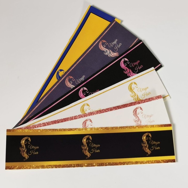Hang Tags Supplier - Custom Recycled Paper Hangtag Wig Bundle Extensions