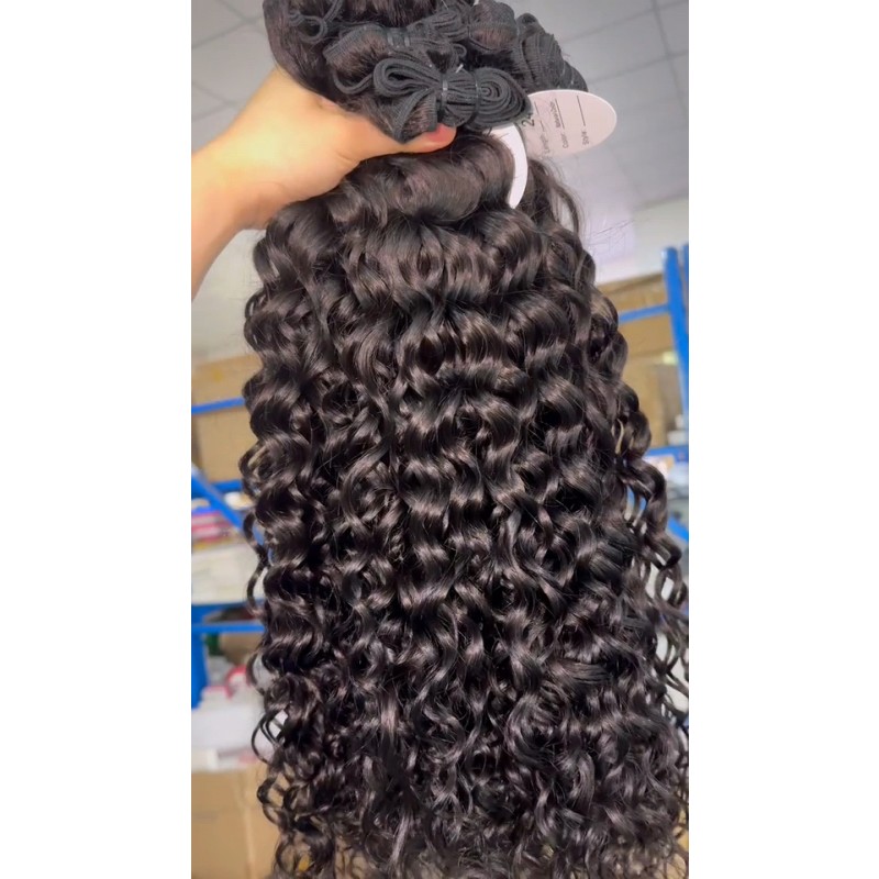 Raw Hair Supplier - Straight Cambodian Double Weft Deep Natural Wave