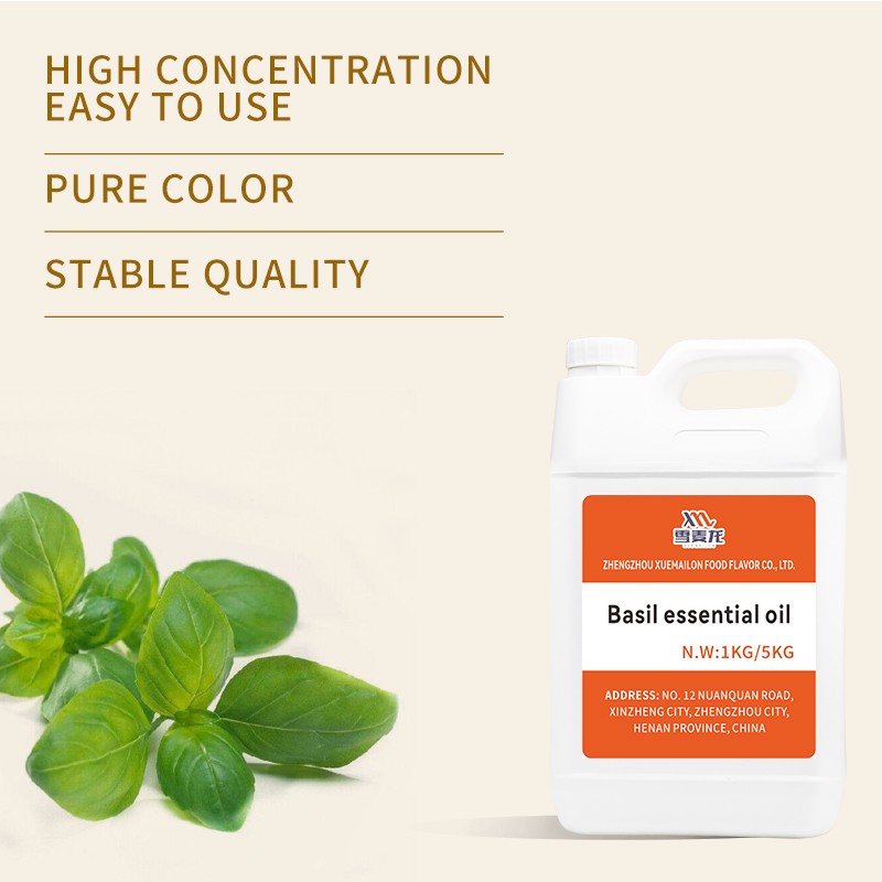 Basil Essential Oil Supplier - CO2 Extract 100% Natural Food Grade Basil Extract