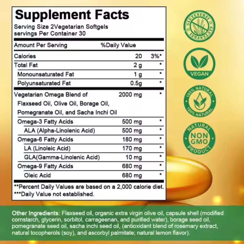 Fish Oil Softgels Supplier - Private Label Omega 3 6 9 Supplement