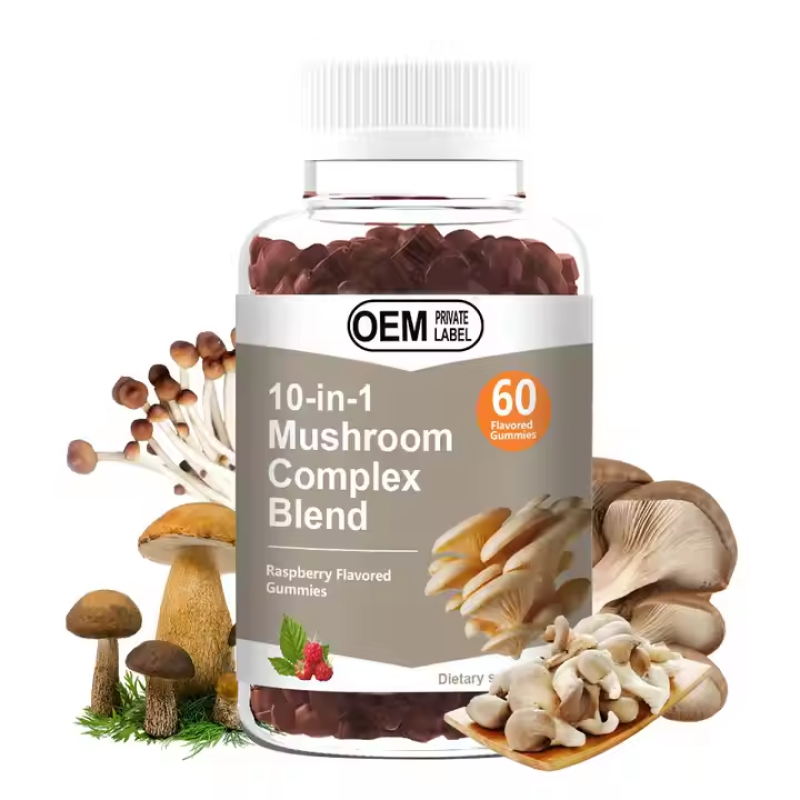 Mushroom Gummies Manufacturer - Private Label 10 in 1 Complex Blend