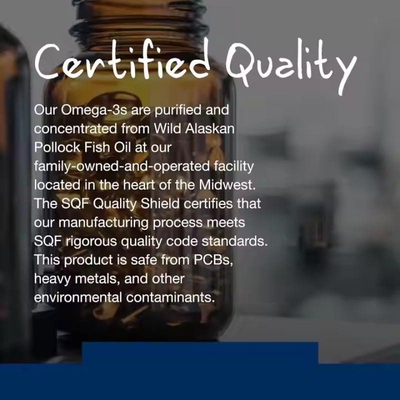 Omega-3 Fish Oil Factory - OEM Double-Strength 630mg EPA DHA