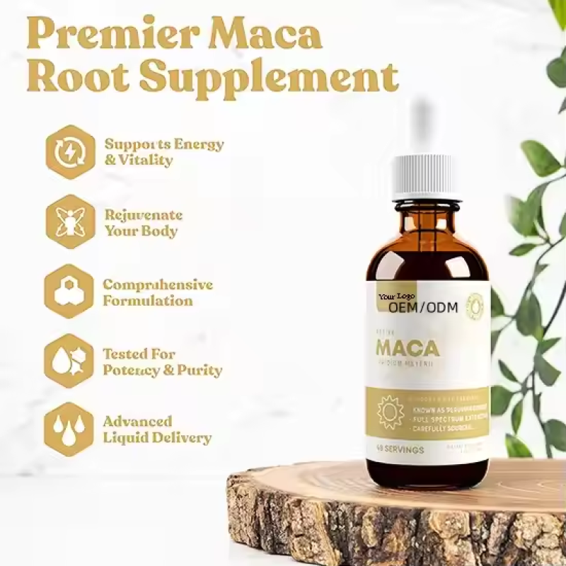 Maca Root Drops Supplier - Organic Energy Boost Healthcare Supplement