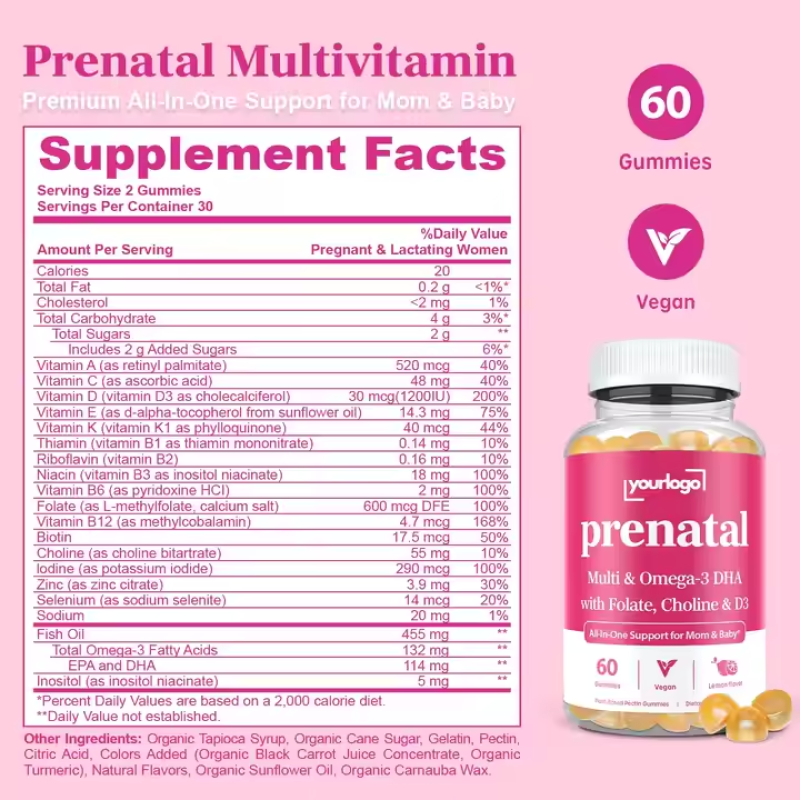 Omega-3 Gummies Manufacturer - Multi Vitamin Fish Oil with C D B6