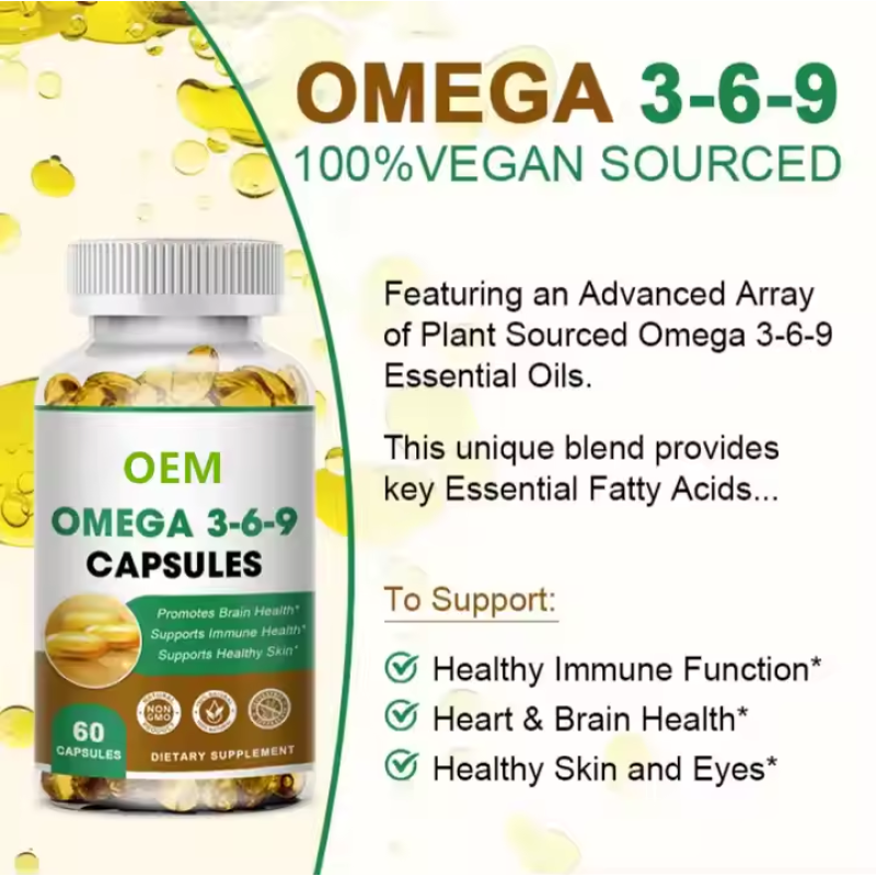 Fish Oil Softgels Supplier - Private Label Omega 3 6 9 Supplement