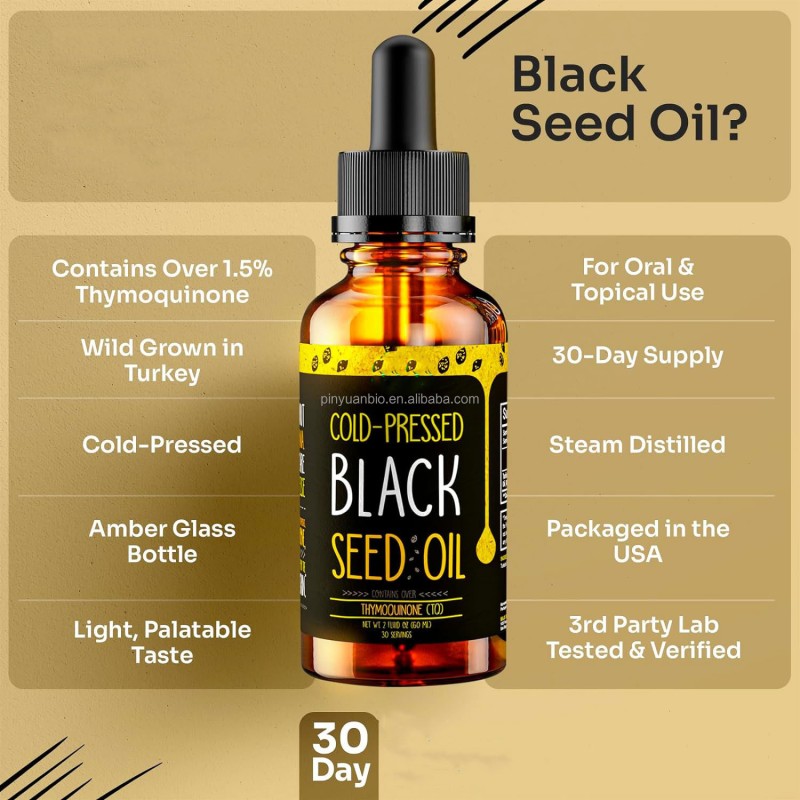 Black Seed Oil Supplier - Private Label Natural Organic Cold-Pressed