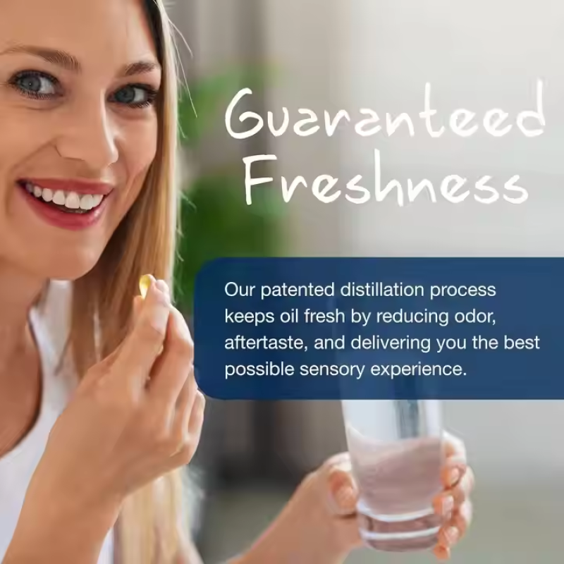 Omega-3 Fish Oil Factory - OEM Double-Strength 630mg EPA DHA