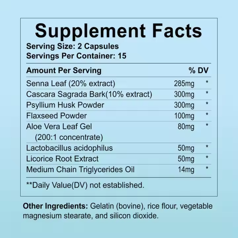 15 Day Cleanse Capsules Manufacturer - Gut and Colon Support Supplement