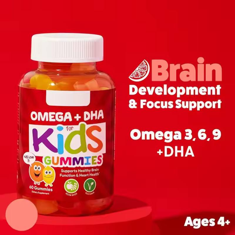 Kids Multivitamin Gummies Supplier - DHA Omega 3 6 9 Immune Support