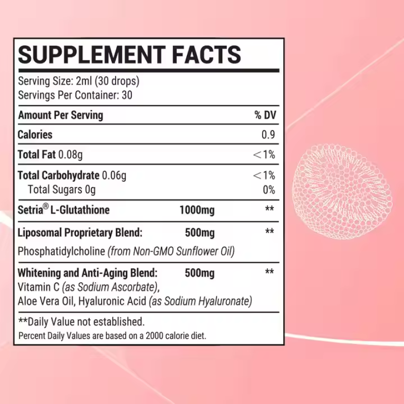 L-glutathione Drops Manufacturer - Antioxidant Amino Acid Detox Liquid