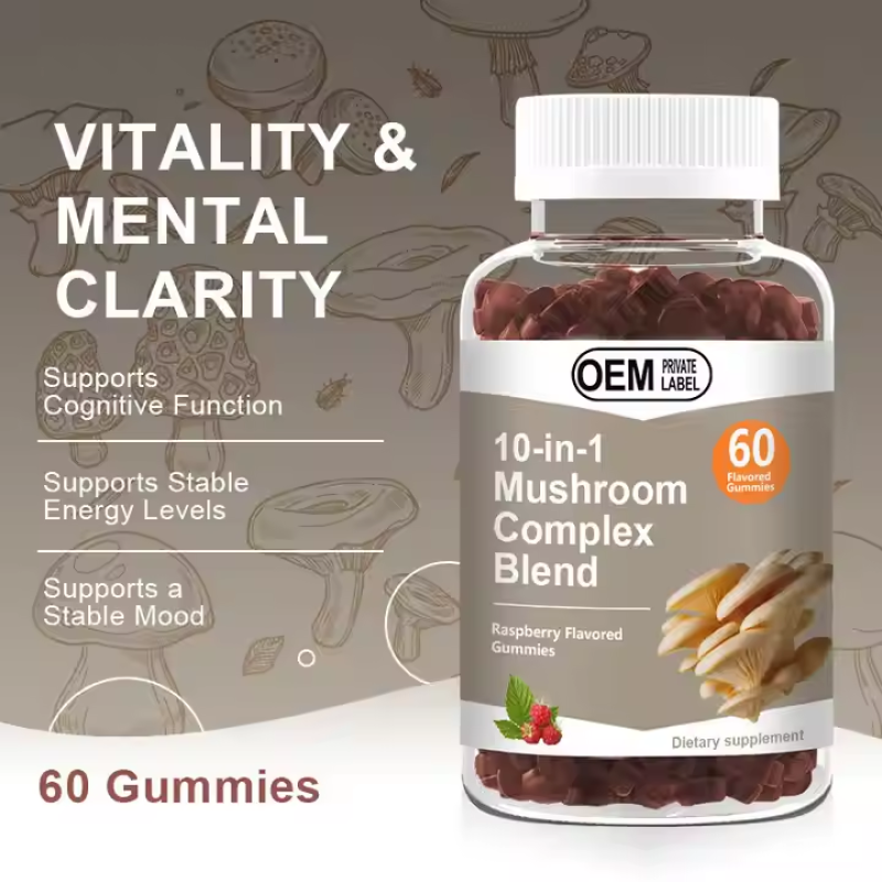 Mushroom Gummies Manufacturer - Private Label 10 in 1 Complex Blend
