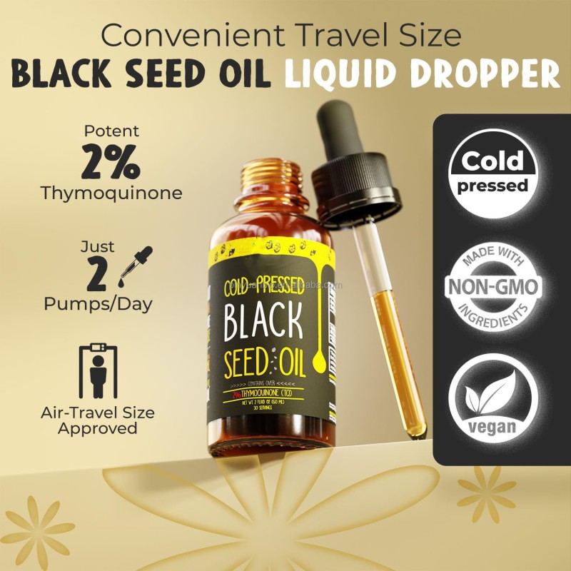 Black Seed Oil Supplier - Private Label Natural Organic Cold-Pressed