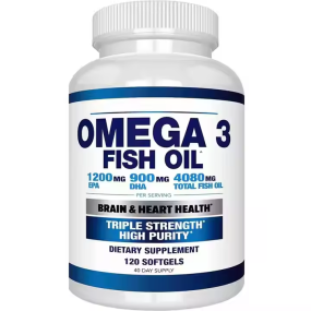 Omega-3 Fish Oil Manufacturer - 1280mg Lemon Flavor Softgels 60 Capsules