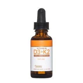 Vitamin D3 K2 Drops Factory - OEM Oral Oil Immune Support Bones