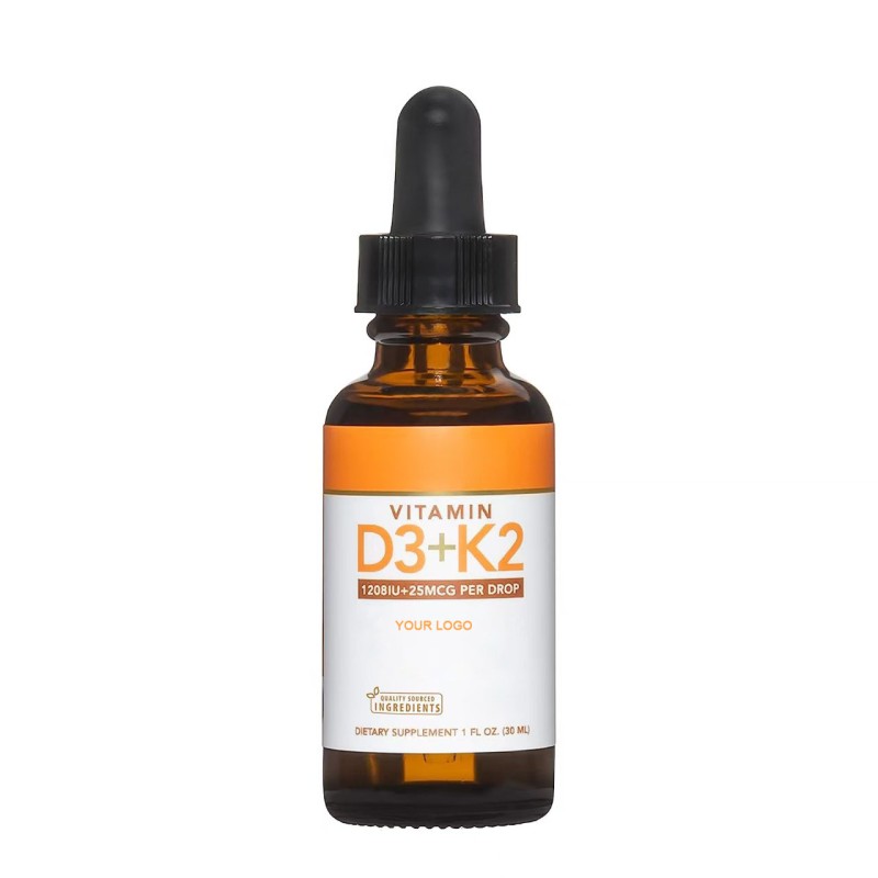 Vitamin D3 K2 Drops Factory - OEM Oral Oil Immune Support Bones