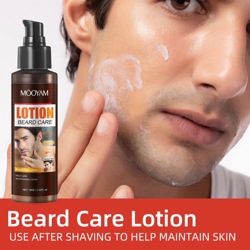 Beard Lotion Supplier - Private Label 100g Moisturizing Cream Wax Skin After Shaving