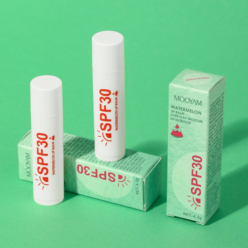 Lip Balm Factory - Watermelon Herbal SPF 30 Moisturizing Waterproof Lip Gloss
