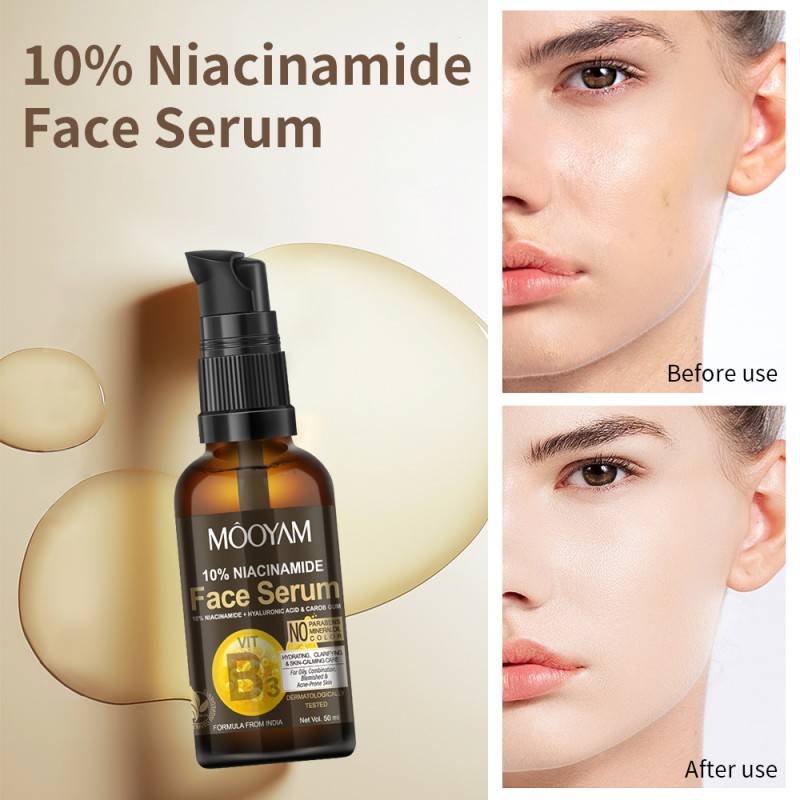 Face Serum Factory - 100% Pure Home Use 10% Niacinamide Private Label Anti-Wrinkle