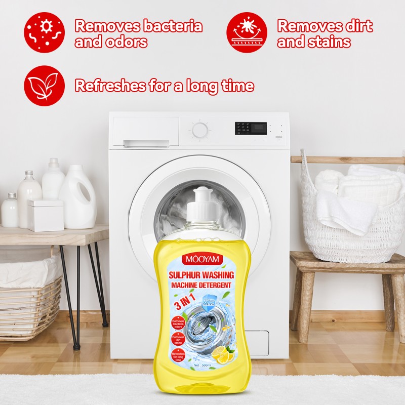 Household Cleaner Factory - Hot Sale 500ml Disposable Sulphur Washing Machine Cleaner