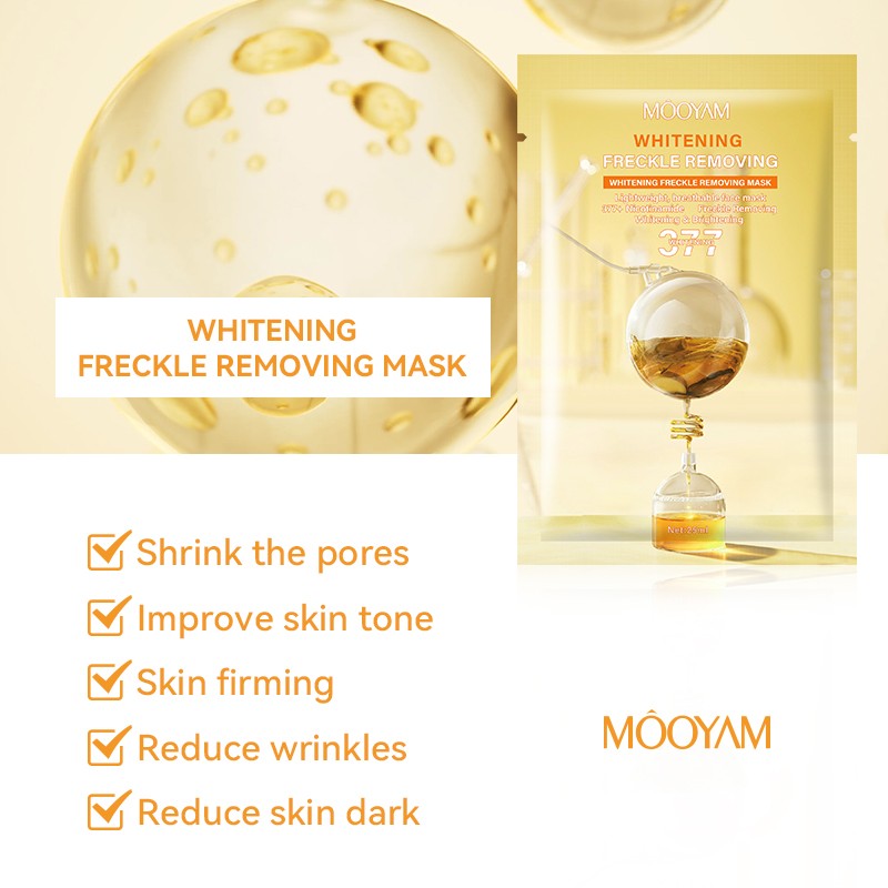 Facial Mask Supplier - Astaxanthin Whitening Moisturizing Sheet Ceramide Squalane