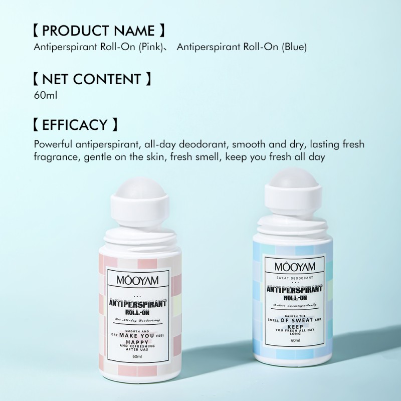 Deodorant Roll-On Manufacturer - Private Label Long-Lasting Herbal Antiperspirant Moisturizing