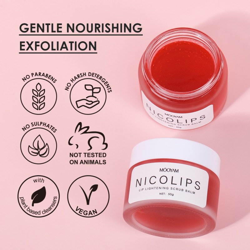Lip Scrub Manufacturer - Private Label NicoLips Herbal Strawberry Liquid Moisturizer