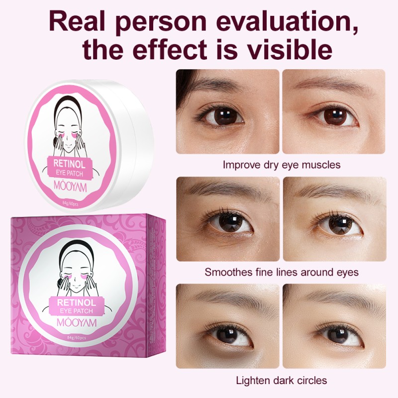 Eye Patches Supplier - 24K Anti-Aging Retinol Rose Crystal Sheet Brightening