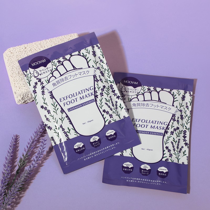 Foot Mask Supplier - Organic Lavender Exfoliating Whitening Callus Removal Moisturizing