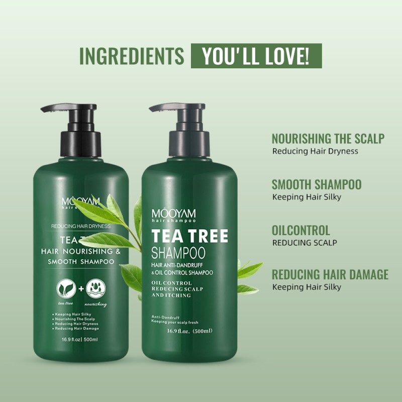 Shampoo Manufacturer - 500ml Vegan Tea Tree Scalp Relief Dandruff Prevention Hair
