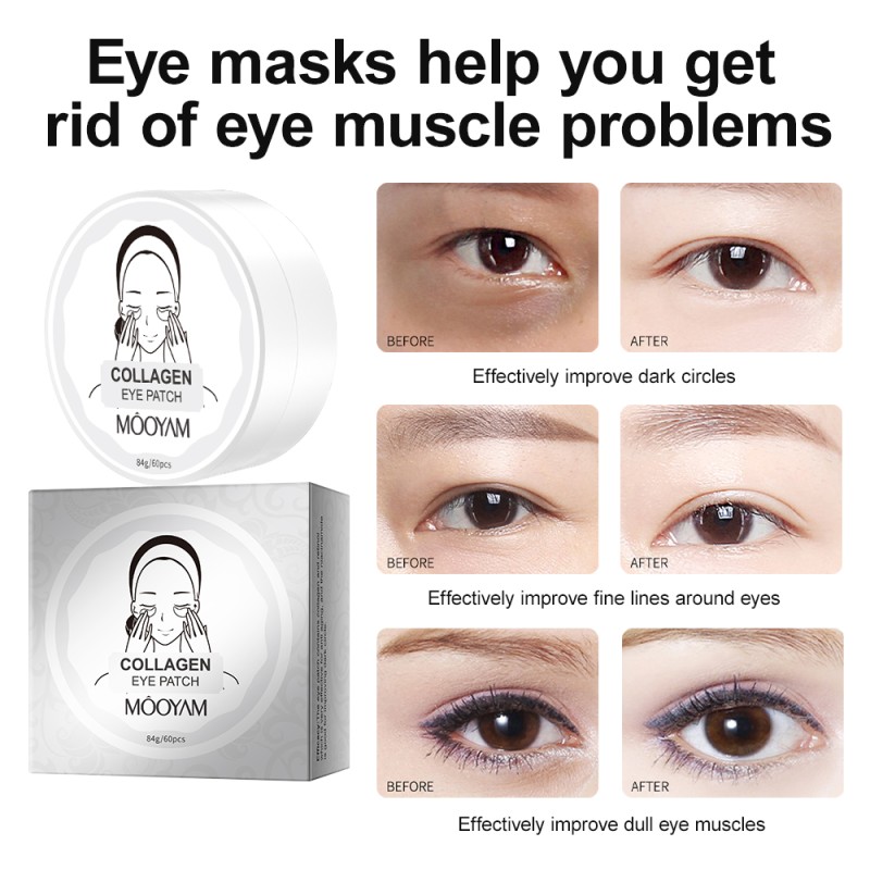 Eye Mask Patches Manufacturer - Customized Hyaluronic Acid Hydrogel Collagen Cooling
