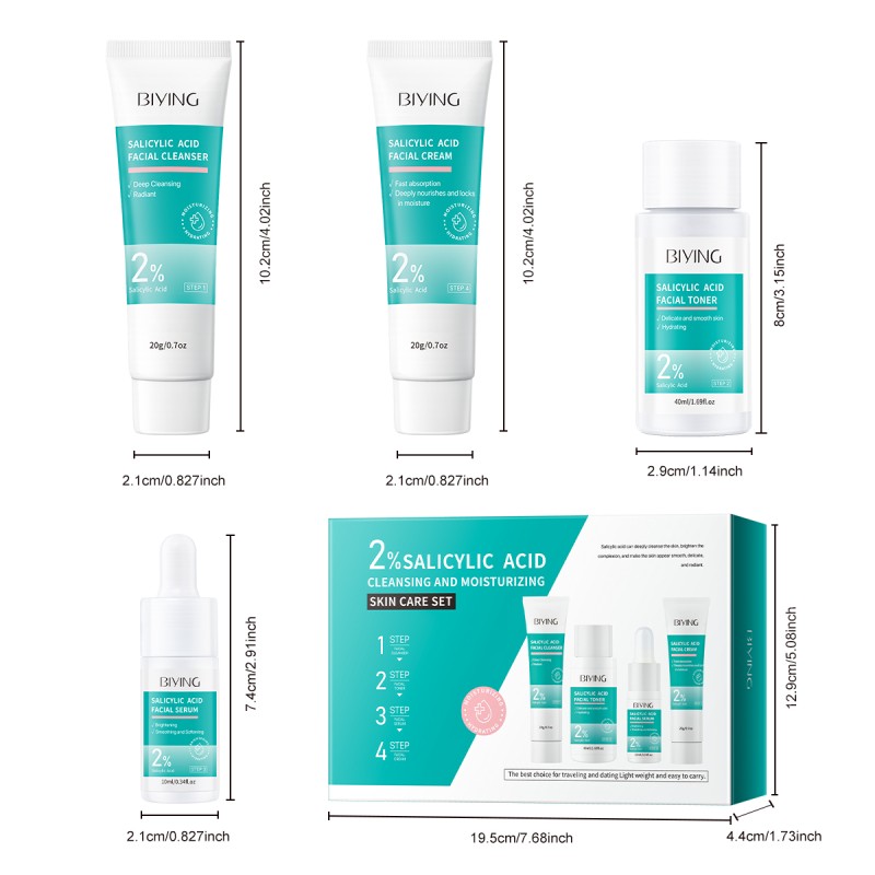 Skin Care Set Manufacturer - OEM ODM Salicylic Acid Cleansing Moisturizing Oil Control