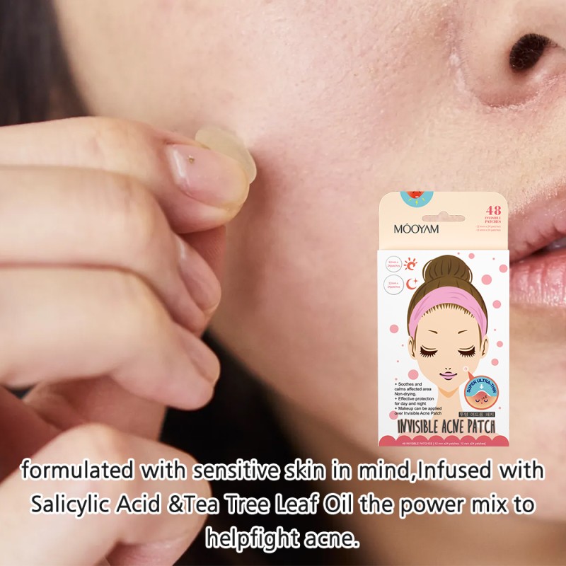 Pimple Patches Supplier - Custom Hydrocolloid Night Covering Zits Acne Invisible