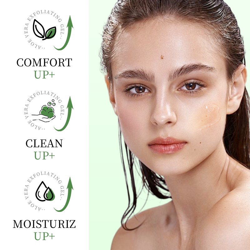 Peeling Gel Supplier - Natural Aloe Vera Sparkling Deep Exfoliator Dead Skin Removal