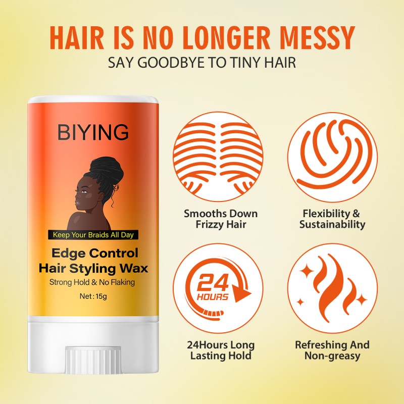 Hair Styling Cream Factory - Private Label 15g Strong Hold Long-Lasting Heat Protection