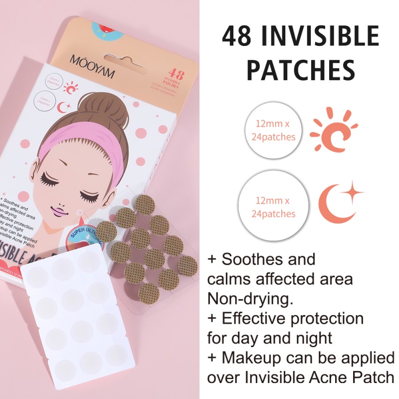 Pimple Patches Supplier - Custom Hydrocolloid Night Covering Zits Acne Invisible