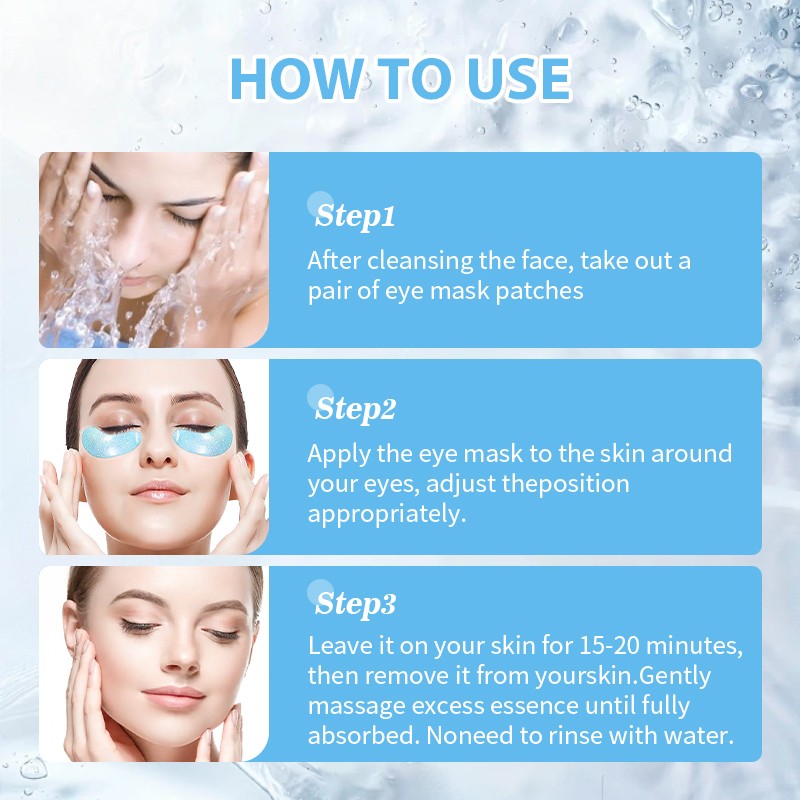 Eye Mask Patch Supplier - Hyaluronic Acid Thin Crystal Gel Dark Circles Brightening