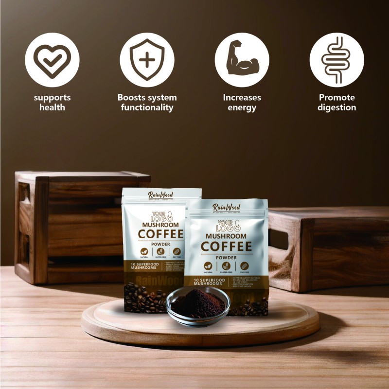 Mushroom Coffee Factory - Reishi Ganoderma Capsules Powder Blend