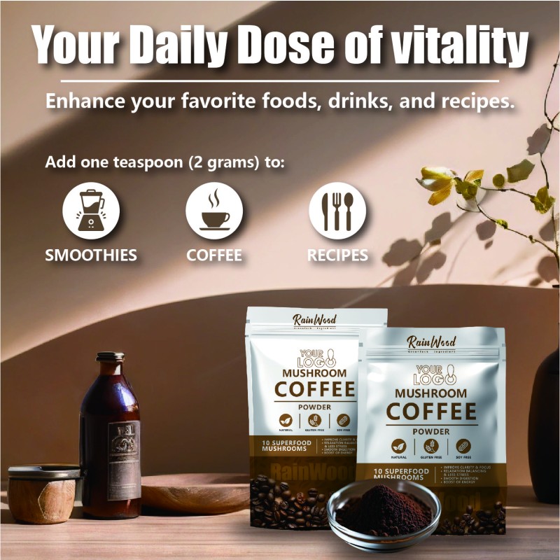 Mushroom Coffee Manufacturer - OEM ODM Ganoderma Lucidum Instant