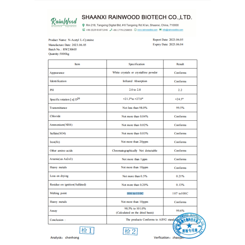 NAC Powder Supplier - Nutritional Supplement CAS 616-91-1 99%