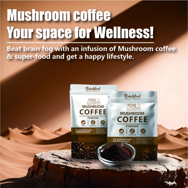 Mushroom Coffee Factory - Reishi Ganoderma Capsules Powder Blend