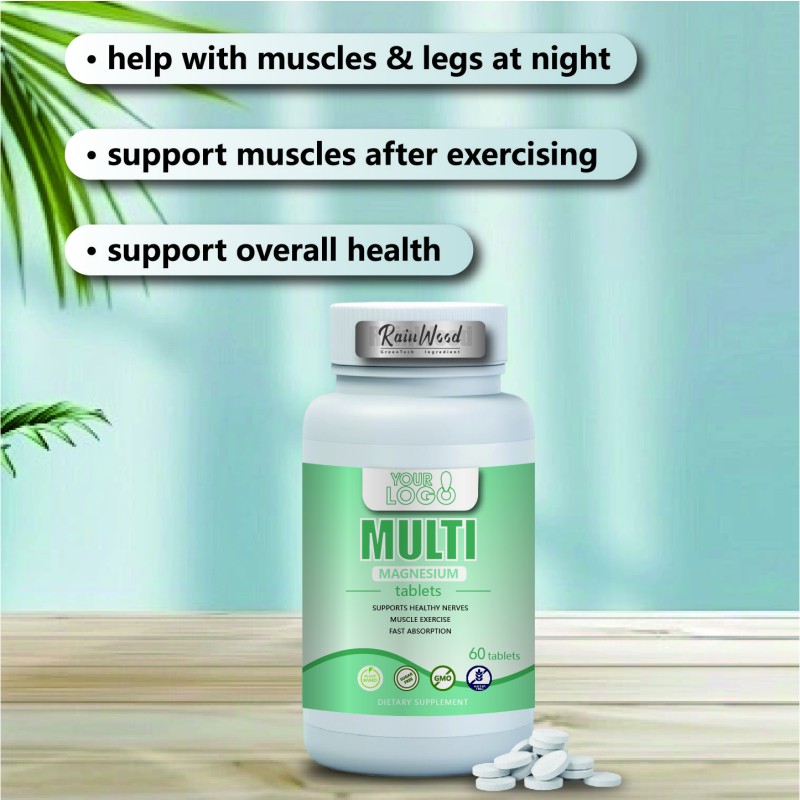 Magnesium Tablets Factory - Wholesale Multi-Magnesium Supplements