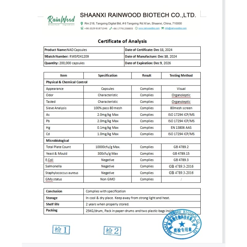 NAD+ Capsules Supplier - NAD3 Booster NRF2 Activator Energy Capsules