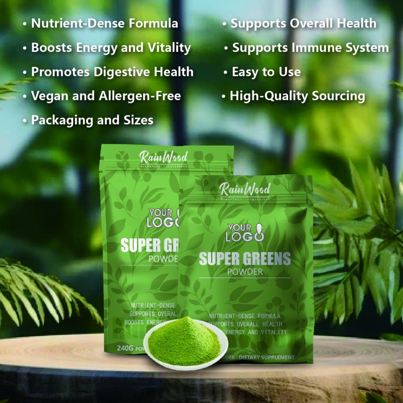Super Greens Powder Supplier - Factory OEM Energy Immune Supplement