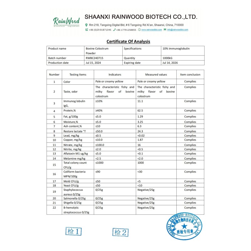 Colostrum Gummies Supplier - ISO HALAL NSF OEM Goat Bovine Gummies