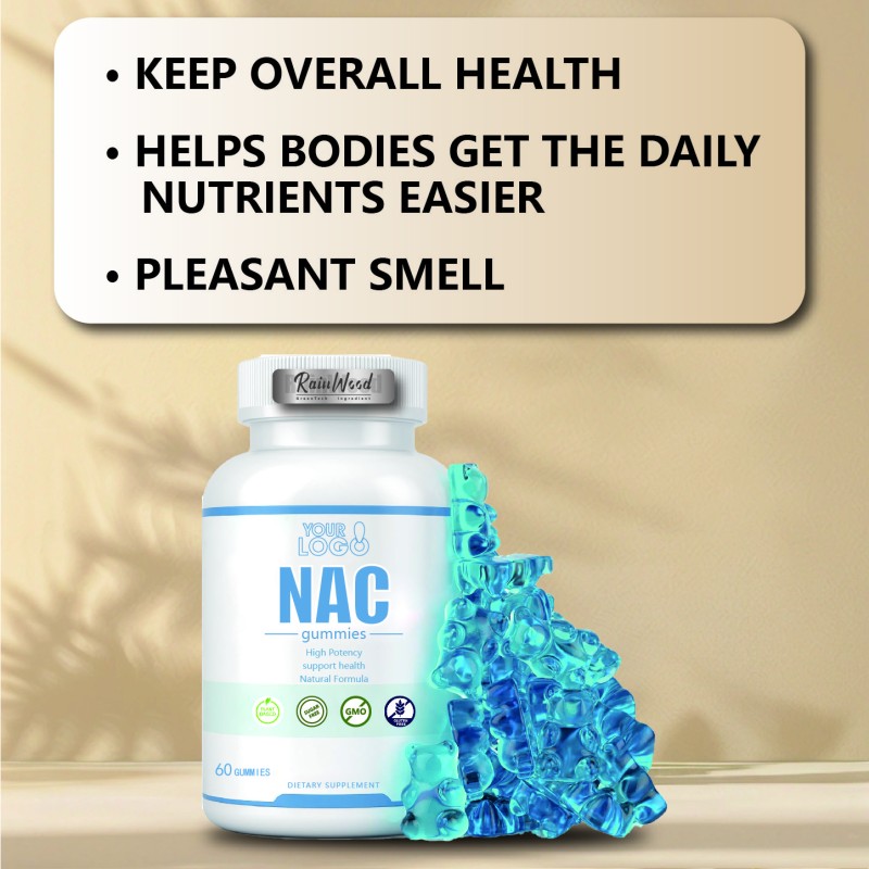 NAC Gummies Manufacturer - OEM Private Label Vegan for Men Women
